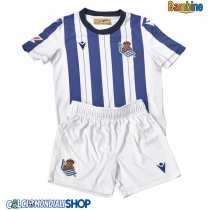 Maglie da calcio Real Sociedad Prima Maglia Bambino 2025-26 Manica Corta + Pantaloni corti)